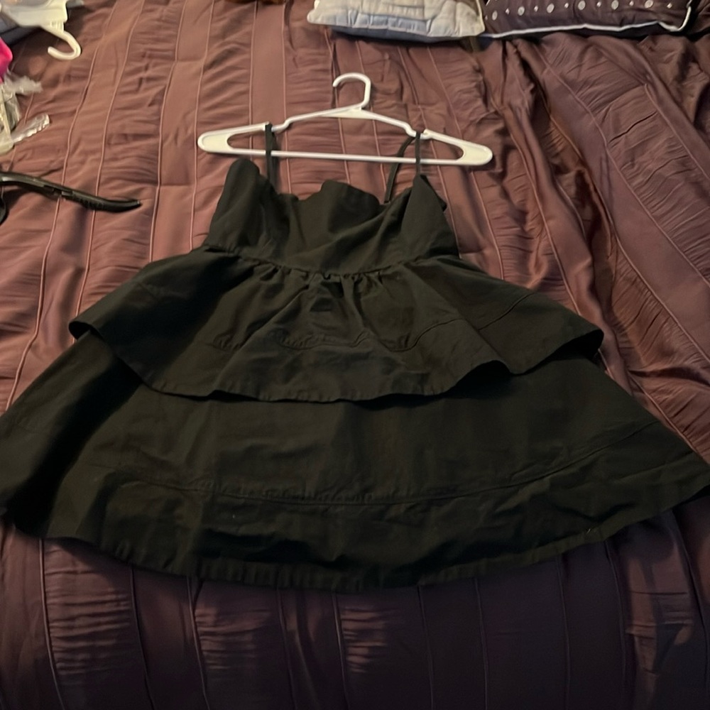 Black babydoll dress size medium
